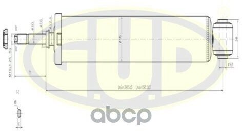 Амортизатор Зад Hyu Santa Fe (Sm) 01-06 G.U.D арт. GSA344314