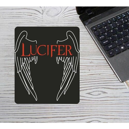 Коврик для мыши BUGRIKSHOP принт "Сериал Люцифер, Lucifer" - 0011