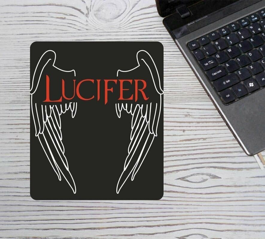 Коврик для мыши BUGRIKSHOP принт "Сериал Люцифер, Lucifer" - 0011