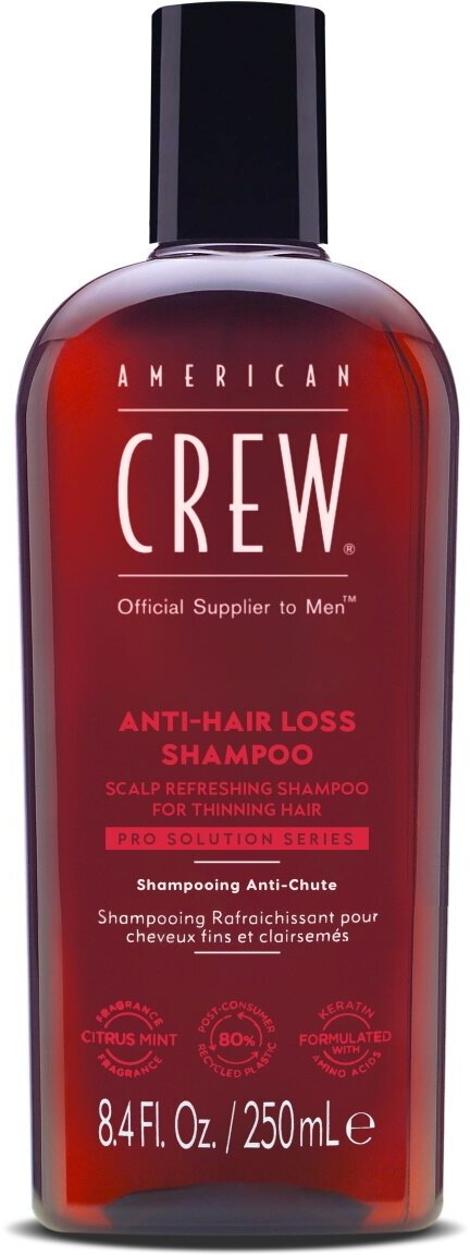 Шампунь против выпадения волос AMERICAN CREW anti-hair loss 250 мл