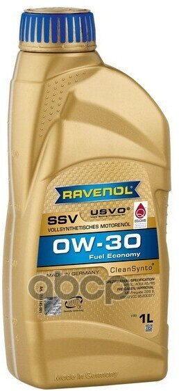 Ravenol Моторное Масло Ravenol Ssv Fuel Economy Sae 0W-30 ( 1Л) New