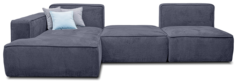 Модульный диван "Робин" с оттоманкой 310x180x80 "нэндо" Velutto 32