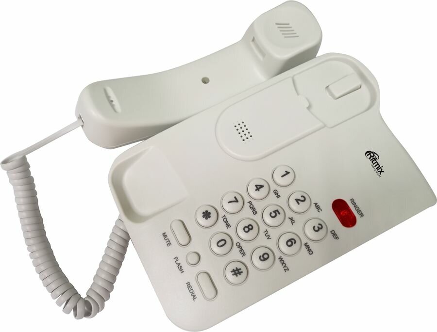 Проводной телефон Ritmix RT-311, белый