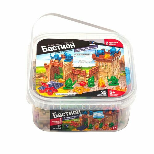 Игра-конструктор Бастион в ведре 35 дет 09317 1926₽