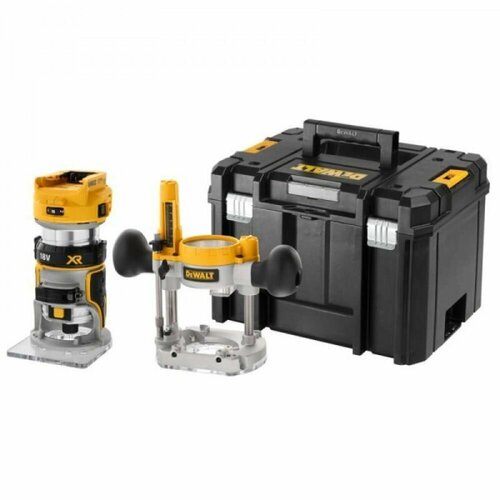 Аккумуляторный комбинированный фрезер DeWALT DCW604NT-XJ, без Акб и ЗУ, с кейсом TSTAK