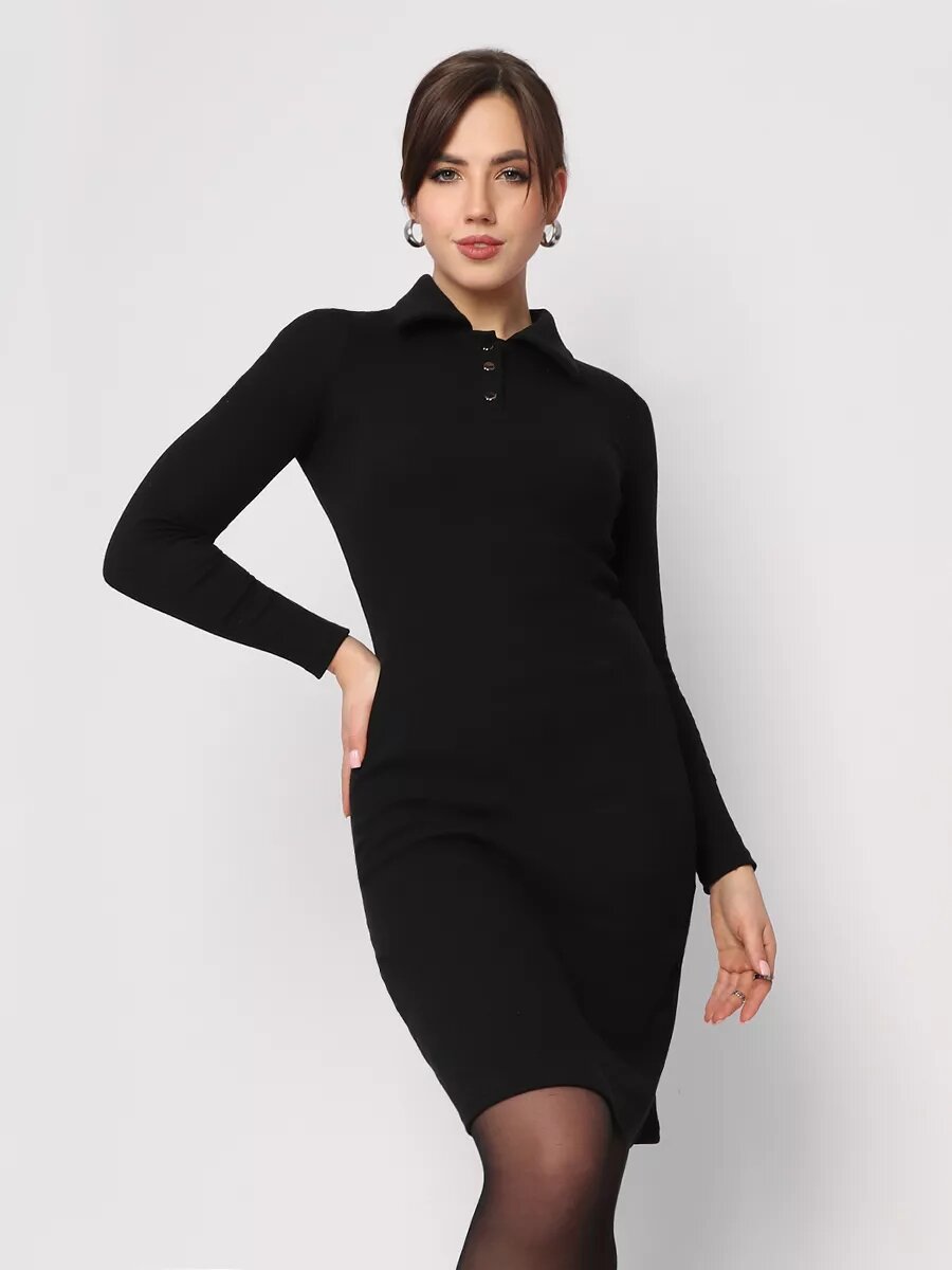 Платье Fashion Margo 2024, размер 42, черный