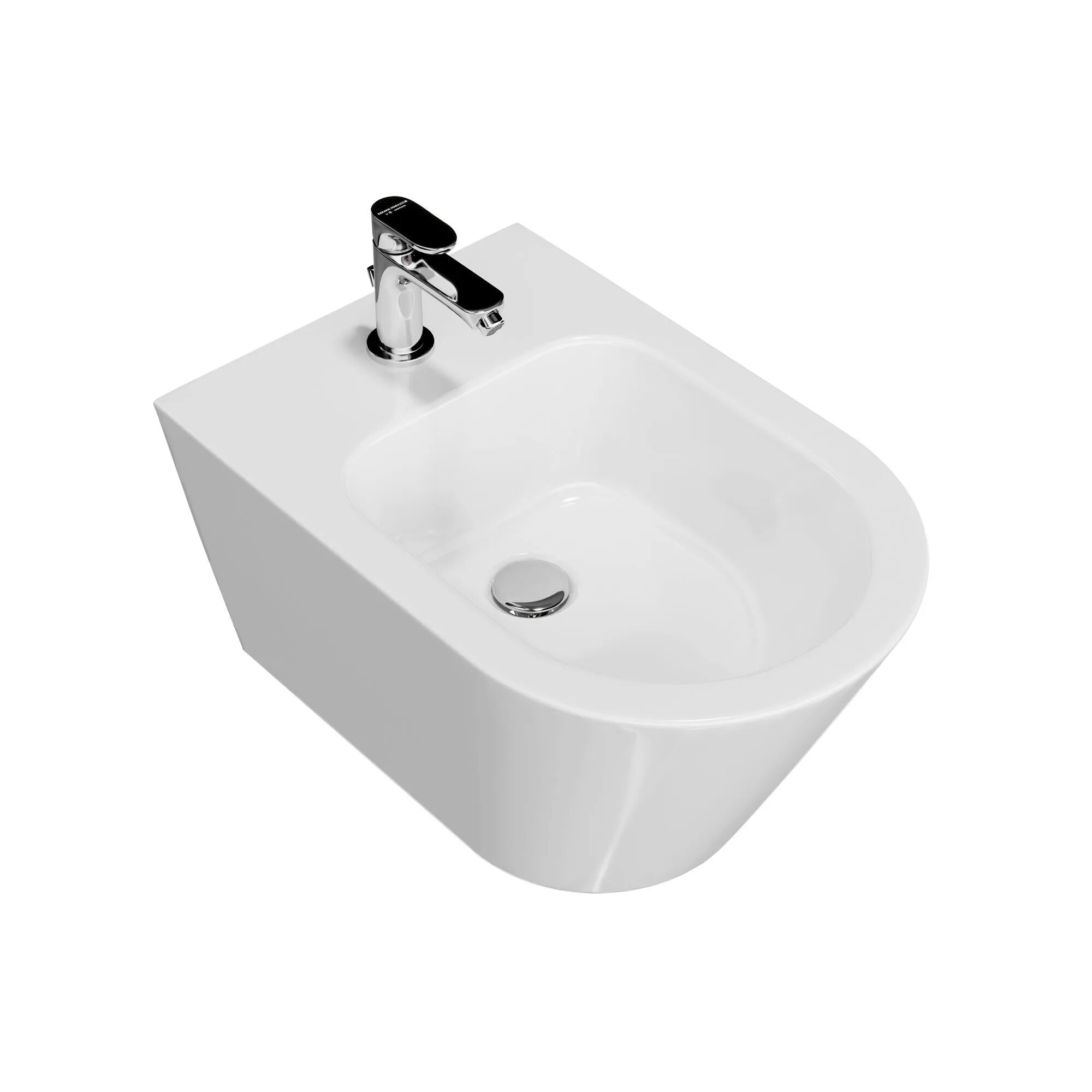 PLM. bidet.02 Биде PLAZA Modern подвесной, белый глянцевый Цена за 1шт.