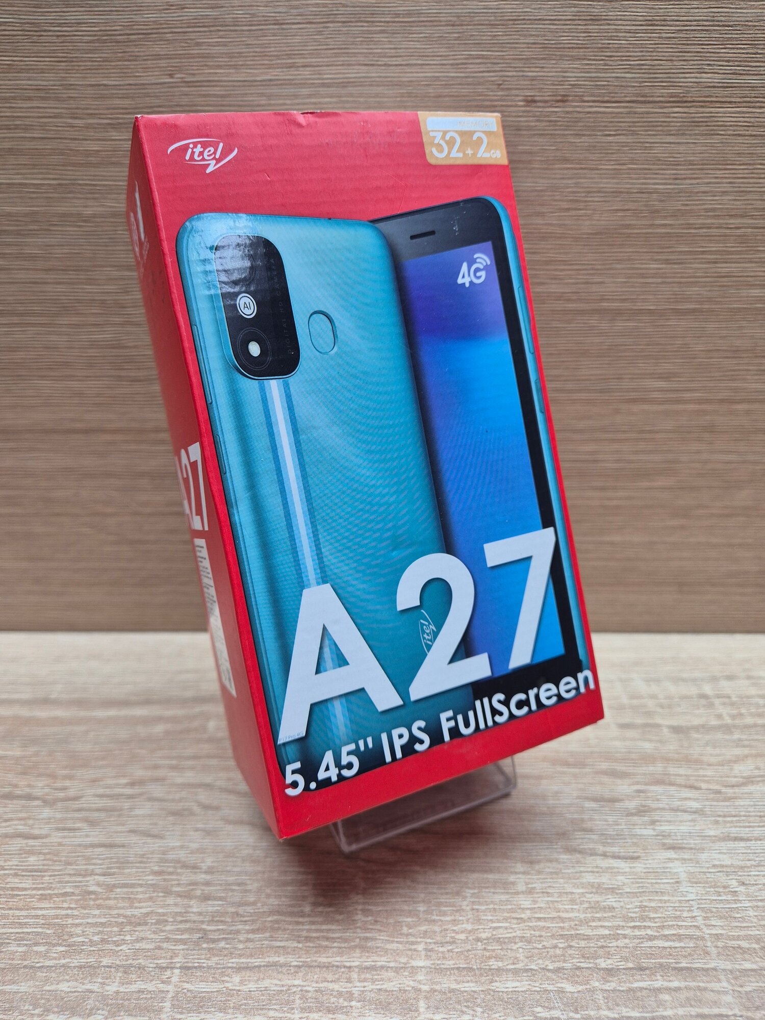 Смартфон Itel A27 2/32 ГБ, Dual nano SIM, серый — фото 1