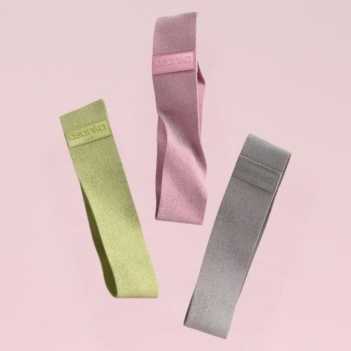 Тканевые фитнес-резинки 3 шт. asanka