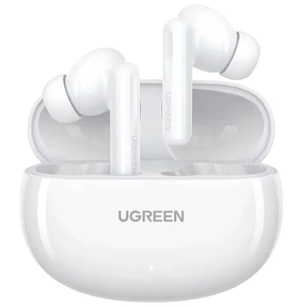 Беспроводные наушники UGREEN WS200 Earbuds HiTune T6 Active Noise-Cancelling Белые