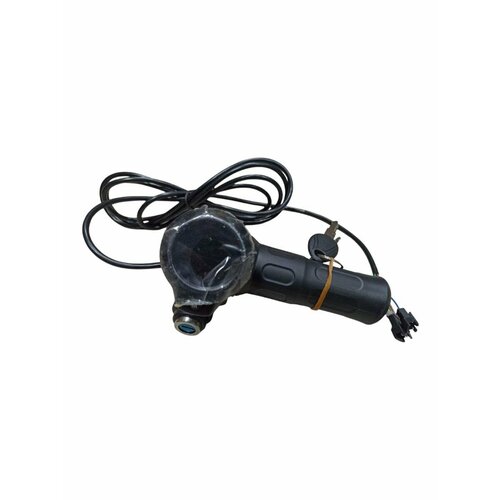 Ручка газа с замком зажигания и разъемами 5+1 пин для электровелосипедов Монстр, Колхозник