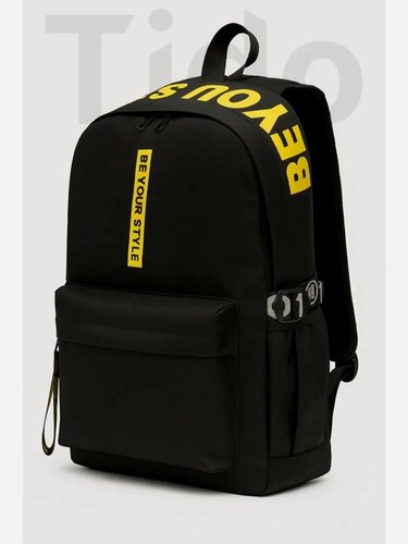 Изображение товара Рюкзак TIDO, черный мужской, женский, школьный, спортивный, повседневный, городской, для путешествий и тренировок