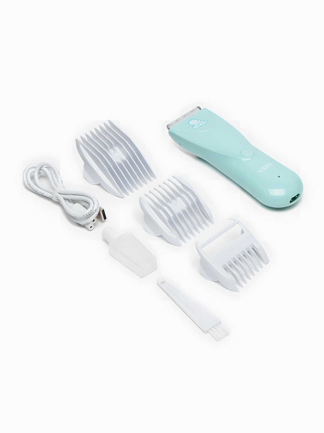 Машинка для стрижки VGR V-150, питание от USB, нержавеющая сталь — фото 1