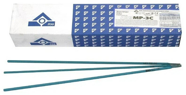 Электроды для ручной дуговой сварки ЛЭЗ МР-3С 4мм 5кг для ручной дуговой сварки