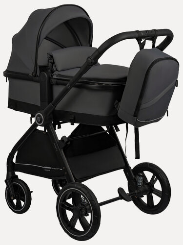 Изображение товара Коляска трансформер 2 в 1 для новорожденных Jovola Truck , перекидная ручка, серый