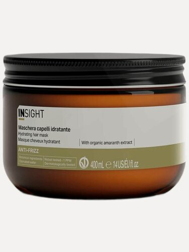 Изображение товара INSIGHT Маска для разглаживания волос ANTI-FRIZZ, гладкость и контроль, 400 мл