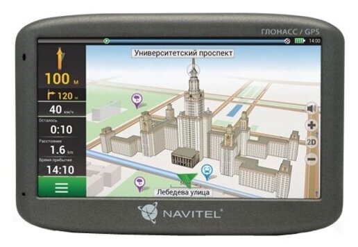 Навигатор Navitel G500 5" 480x272 4GB 128MB microSD черный + GLONASS