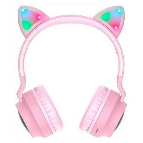 Наушники CAT с ушками кошки Беспроводные наушники Блютуз Подарок для девочек подсветкой Кошачьи ушки 79000₽