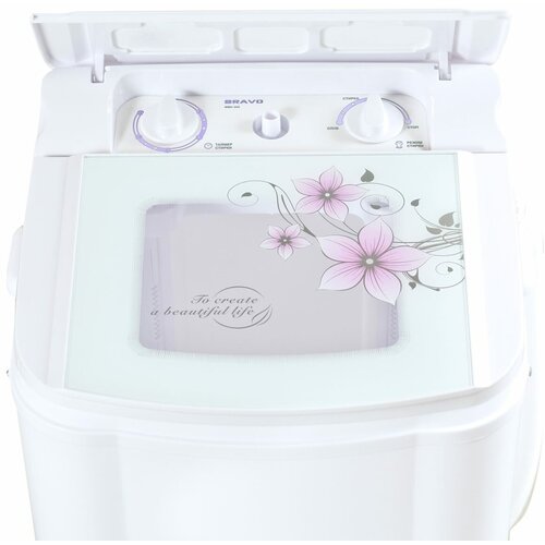 Стиральная машина Bravo WMH-35G стеклянная крышка 693900₽