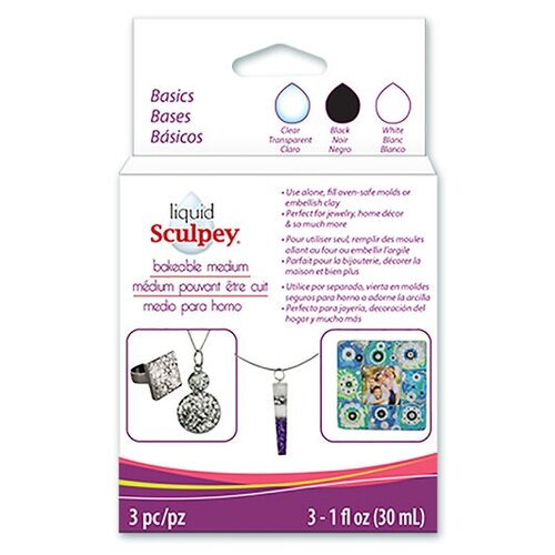 Liquid Sculpey Multipack декоративный гель ALS 90 мл Basics