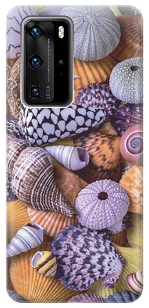 RE: PA Чехол - накладка ArtColor для Huawei P40 Pro с принтом "Разноцветные ракушки"
