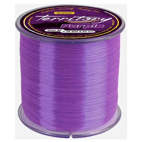 фото Леска "mikado. territory purple line", 0,35 мм, 600 м, 11,9 кг, фиолетовая