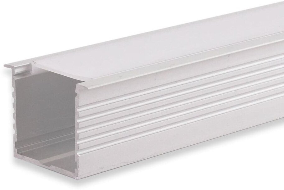 фото Алюминиевый профиль врезной 045 (2000x45/35x35мм с рассеивателем)