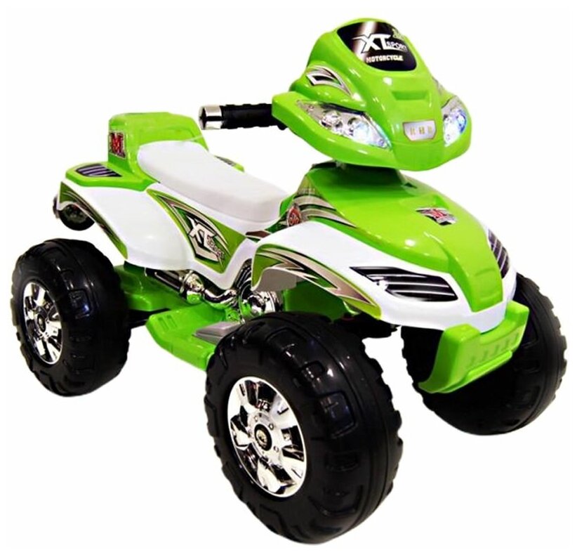 Детский электроквадроцикл RiverToys JY20A8 зеленый