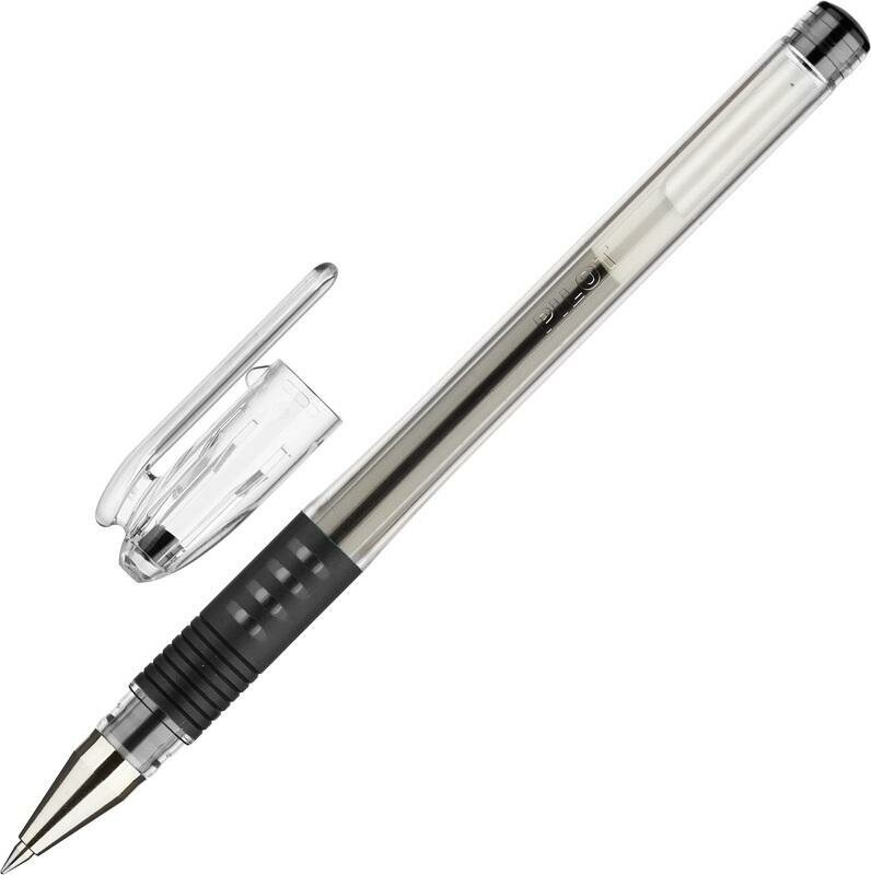 Ручка гелевая неавтомат. PILOT BLGP-G1-5 резин. манжет. черная 0,3мм