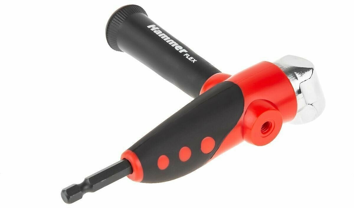 Насадка угловая на дрель Hammer Flex AB10 4 биты в комплекте — фото 1