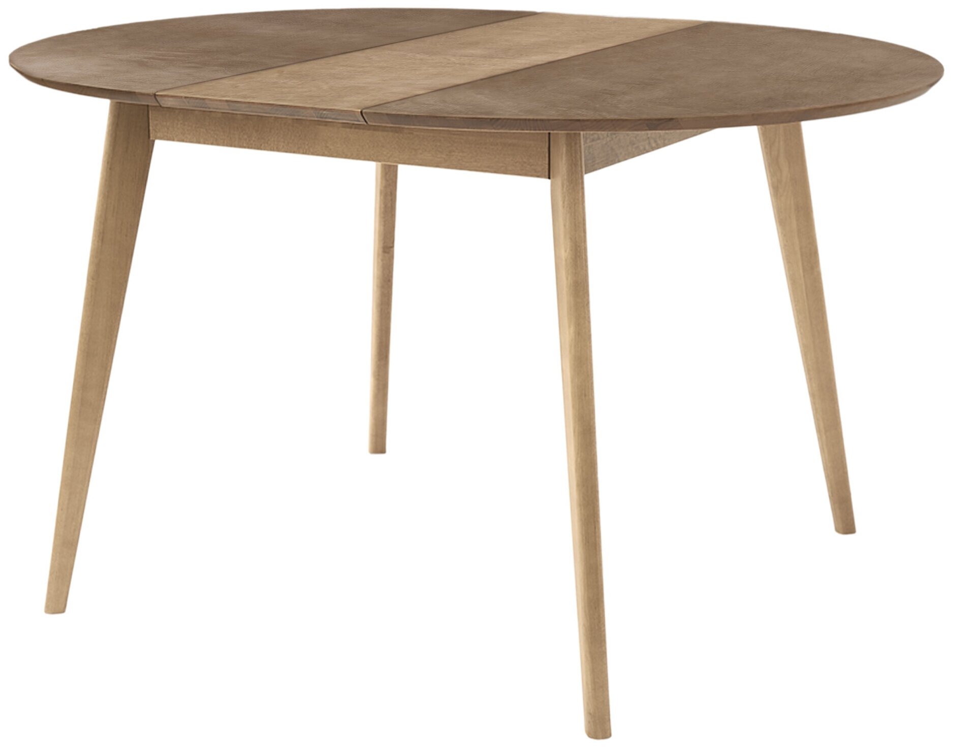 Стол обеденный Орион+ classic (100-130) см круглый, раздвижной, деревянный - Дуб золотой - фотография № 6