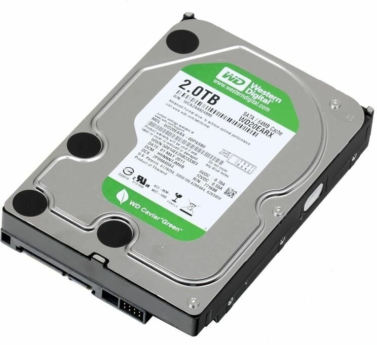 Внутренний жесткий диск Western Digital Caviar Green WD20EARS 2 TB