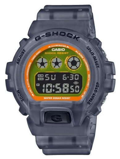 Наручные часы CASIO G-Shock DW-6900LS-1, бесцветный, серый