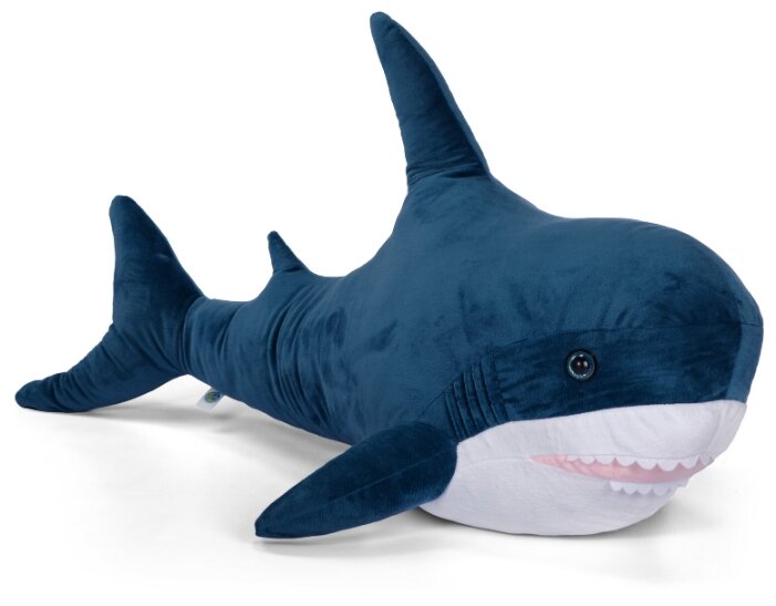 Мягкая игрушка Тутси "Акула" (синий) 100 см