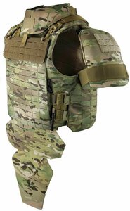Бронежилет с увеличенной площадью защиты Universal Armor D-rhino Full Protection Body Armor Set с баллистическими вставками NIJ IIIA