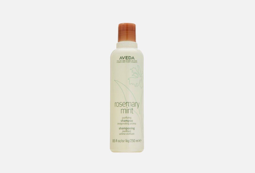 Очищающий шампунь для волос c экстрактом мяты и розмарина Aveda Rosemary Mint Purifying Shampoo / объём 250 мл