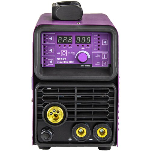 Сварочный инвертор WEGA 200 miniMIG START PRO Проволока свароч порошковая Basic E71T-GS d 08 1 кг START и Спрей антипригарный FINCH 400мл 3606000₽