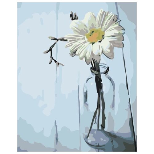 Картина по номерам Цветок в бутылке, 40x50 см картина по номерам цветок в бутылке 40x50 см