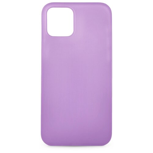 Пластиковый чехол накладка для iPhone 12 mini / Тонкий матовый чехол на Айфон 12 мини (Сиреневый)