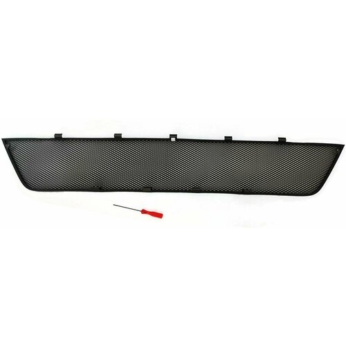 Защитная сетка радиатора низ черная Kia Ceed (2018-2021) / съемная решетка на бампер Киа Сид