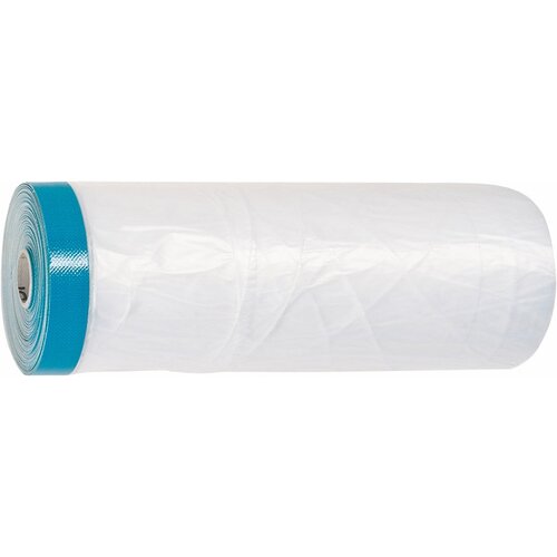 Пленка защитная Storch для малярных работ с армированной малярной лентой 7 мкм 2,7х16 м (43,2 кв. м)