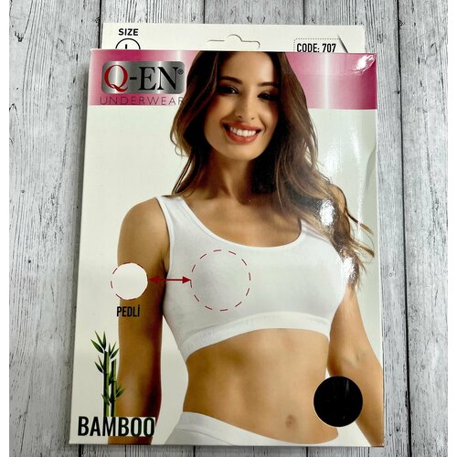 Бюстгальтер  Q-EN, размер 48, черный