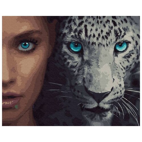Картина по номерам Дикие. Леопард, 40x50 см
