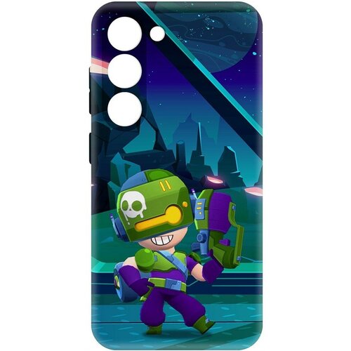 Чехол-накладка Krutoff Soft Case Brawl Stars - Контрабандистка Пенни для Samsung Galaxy S23 черный чехол накладка krutoff soft case brawl stars контрабандистка пенни для samsung galaxy a15 4g a155 черный