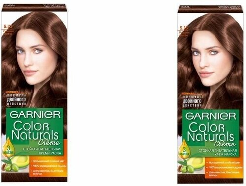 Краска для волос Garnier (Гарньер) Color Naturals Creme, тон 5.23 - Пряный каштан х 2шт