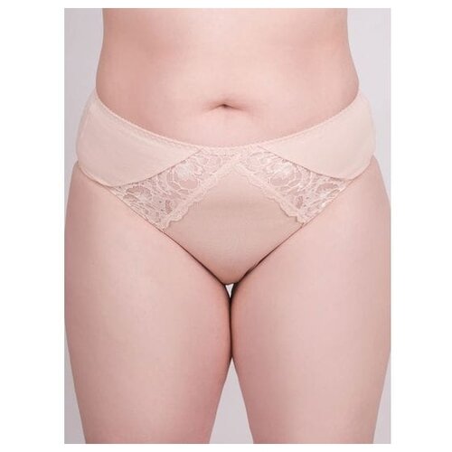 фото Milavitsa трусы кюлот средней посадки classic, размер 114, нюд