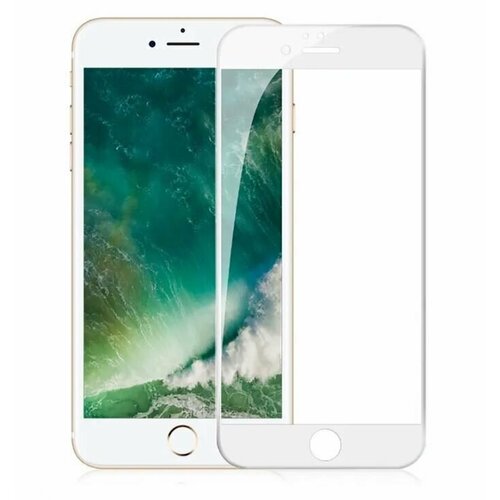 Защитное стекло для iPhone 6 / 6s, на Айфон 6 / 6s, на весь экран, противоударное, 1+1 В подарок