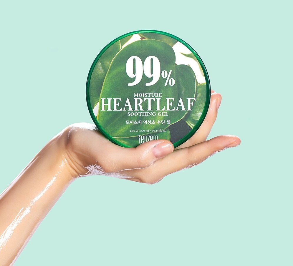 Увлажняющий и успокаивающий гель с экстрактом хаутюнии Tenzero Moisture Heartleaf Soothing Gel, 300мл