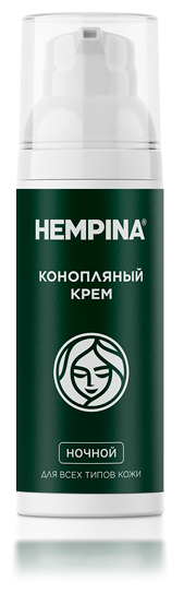 Крем для лица, Hempina, ночной, 40 мл