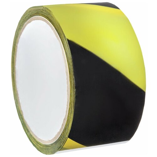Лента для разметки ПВХ желто-черный 50ммx50м.